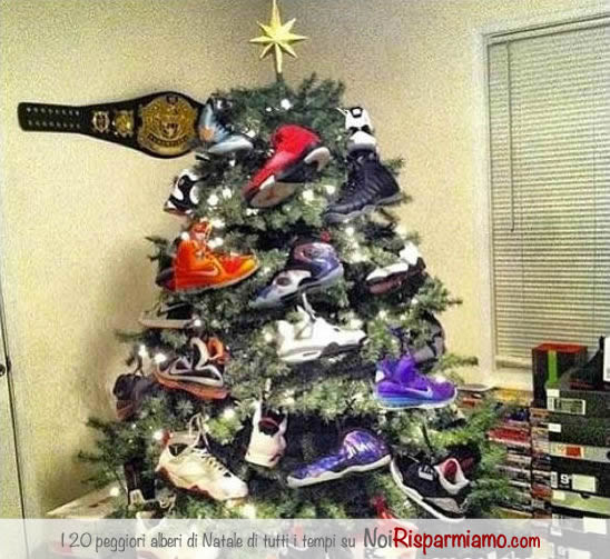 I 20 peggiori alberi di Natale - scarpe